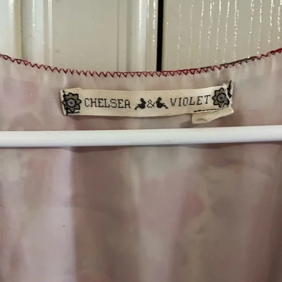 Chelsea and Violet Floral boho vacation Maxi Dress large - Picture 4 of 7